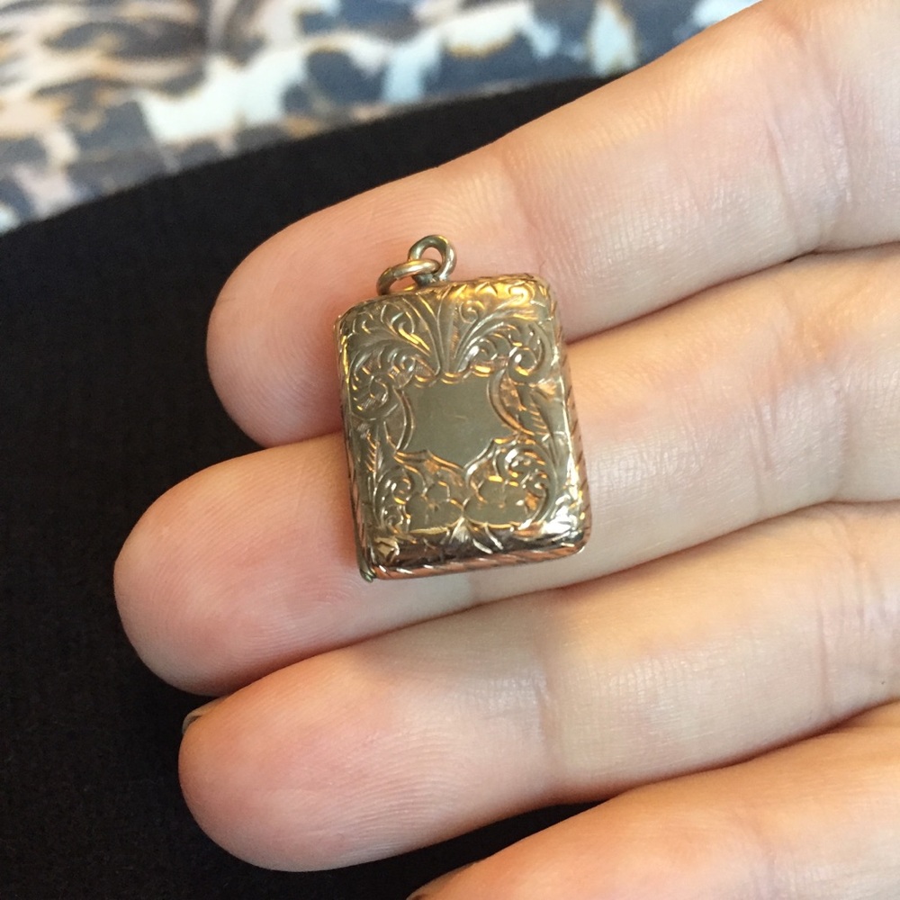 1900 Victorian Rose Gold Locket JM England - Picture 2 of 10